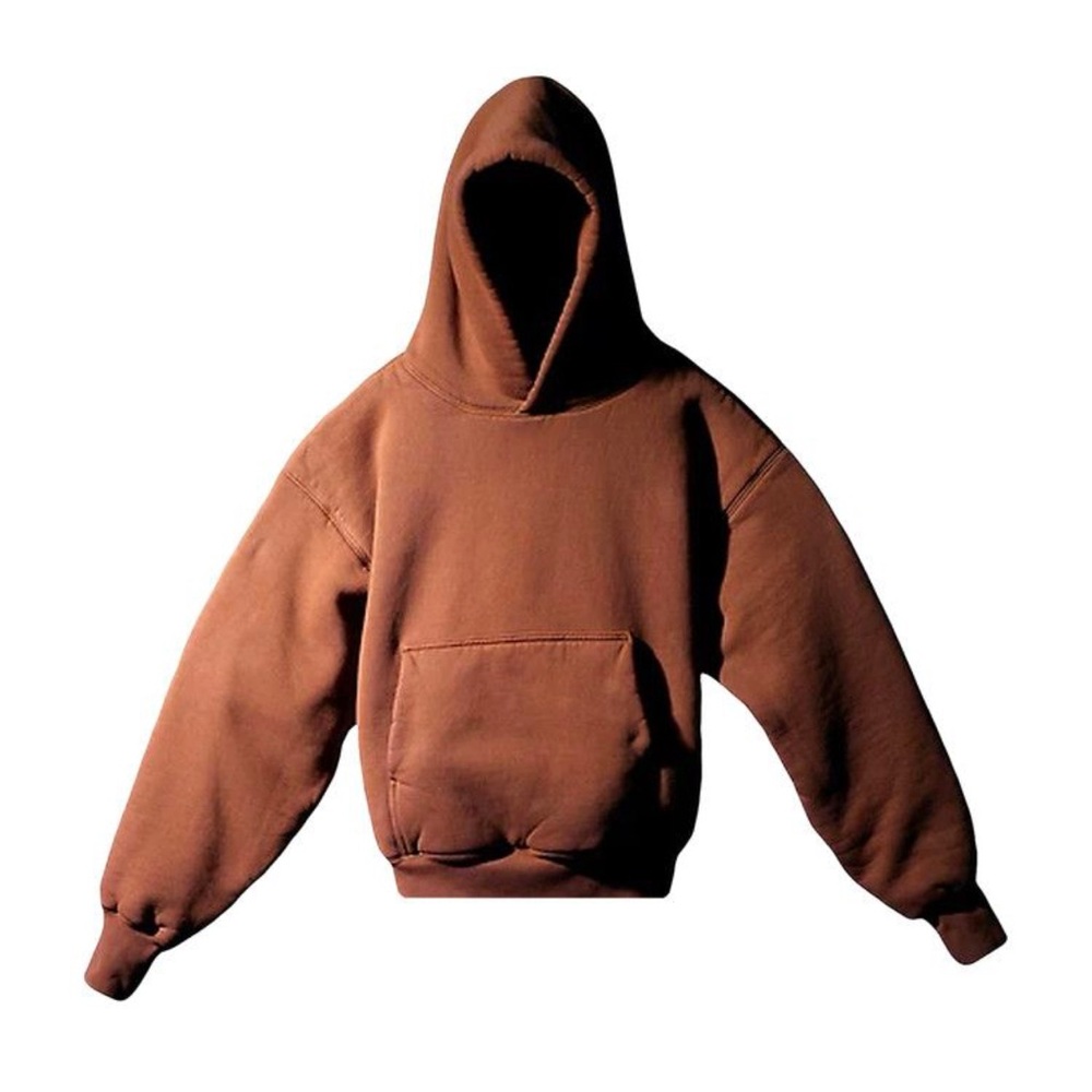 Yeezy X GAP Mocha Brown Double Layer Reversible Hoodie size XS